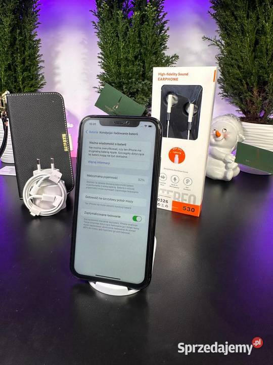 Apple iPhone XR 128GB Black Bateria 92 procent Warszawa