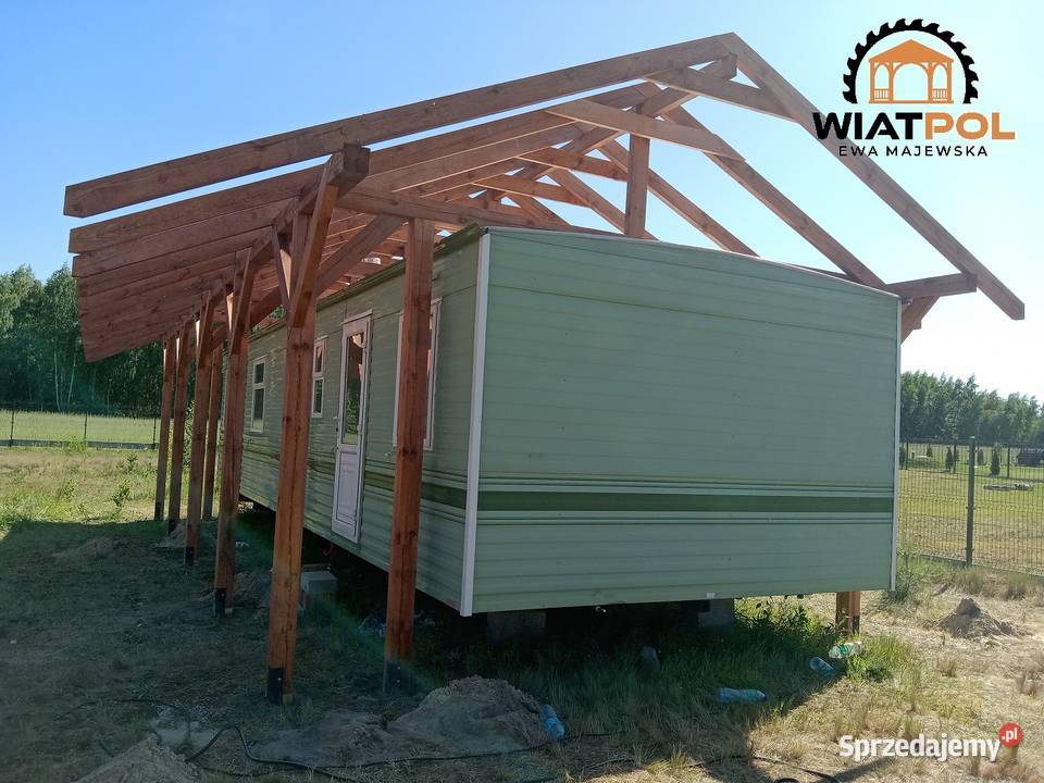 Zadaszenie domkiem holenderskim 10 x 5 mazowieckie Piaseczno