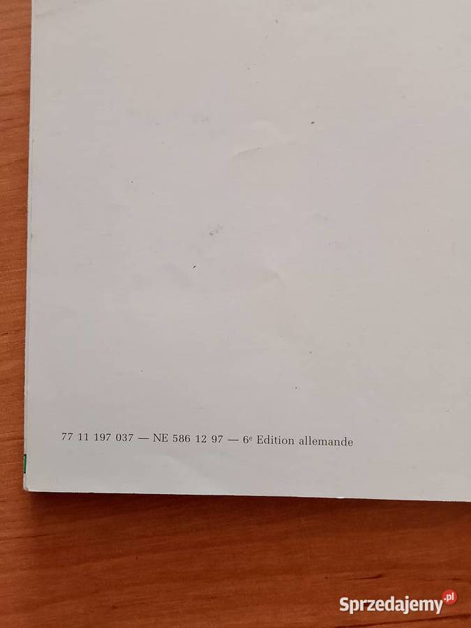 Renault Megane 1 1997 r książka obsługi Szprotawa