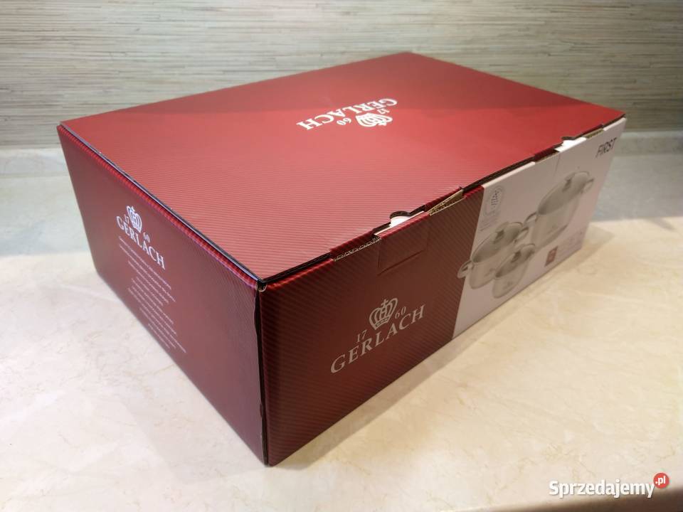 NAJTANIEJ Zestaw Garnków Garnki Rondel GERLACH 6 śląskie Zabrze