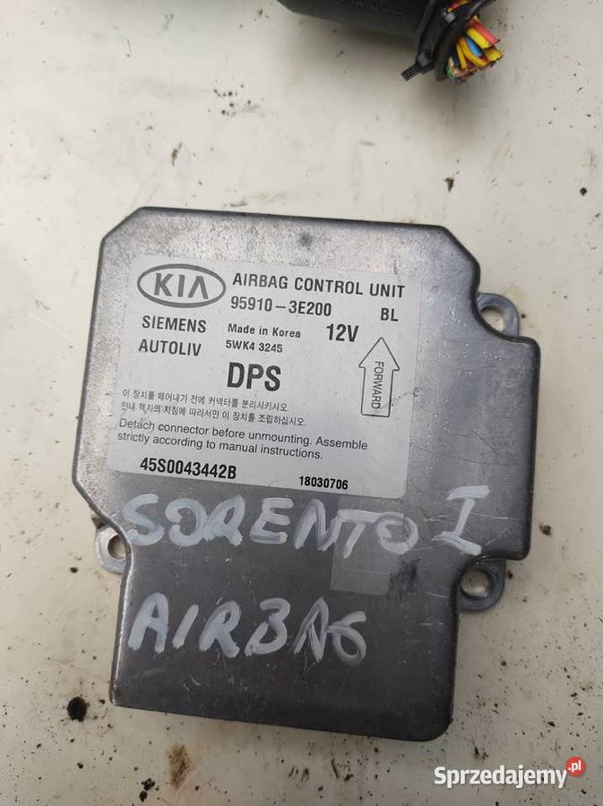 KIA SORENTO I sensor airbag 959103E200 Kielce
