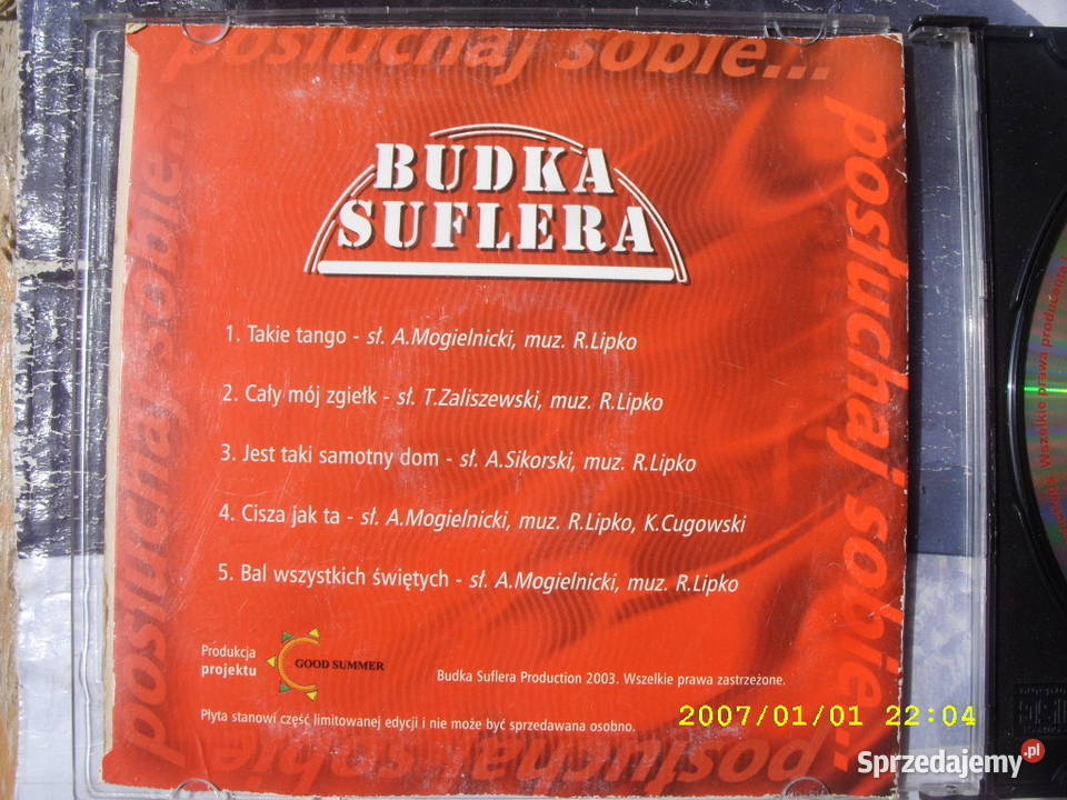rock CD BUDKA SUFLERA3 plyty