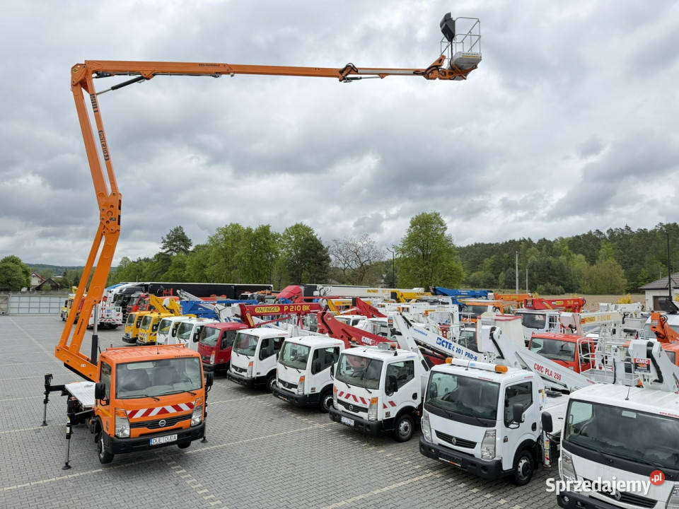 Nissan Cabstar Zwyżka Podnośnik Koszowy ISOLI wspomaganie kierownicy świętokrzyskie Widełki