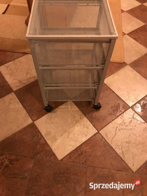Sprzedam metalowy kontenerek na kółkach