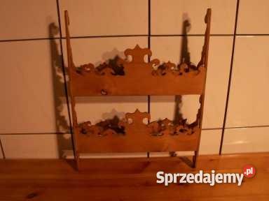 Rzeżbiona półeczka na przyprawy Pozostałe Płock