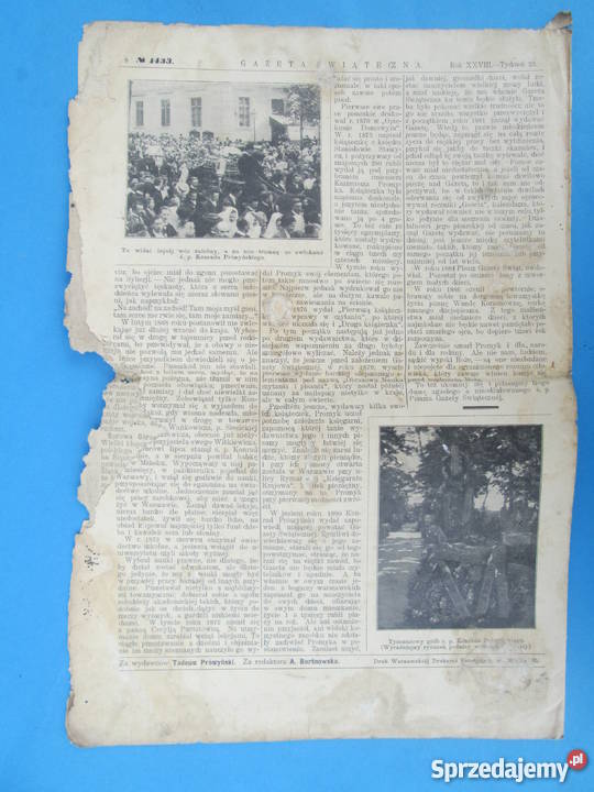 30 Gazeta Świąteczna wydania 1908 Bezpłatna Skierbieszów