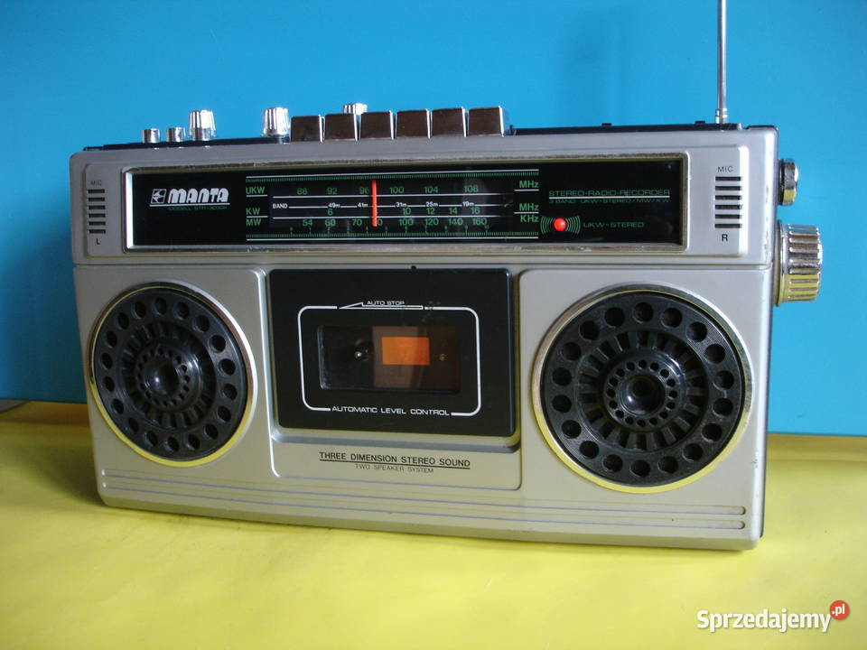 Radiomagnetofon MANTA STR3030 Pozostałe Zielona Góra sprzedam