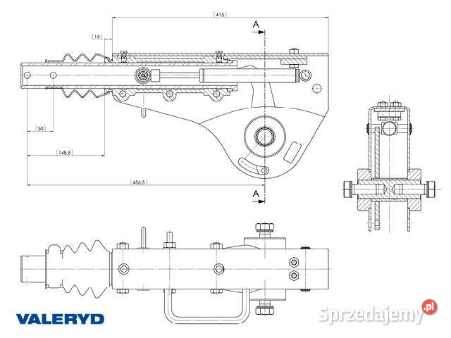 HAK HAMULEC NAJAZDOWY ALKO 251 VB2 UCHO OCZKO Bieleń