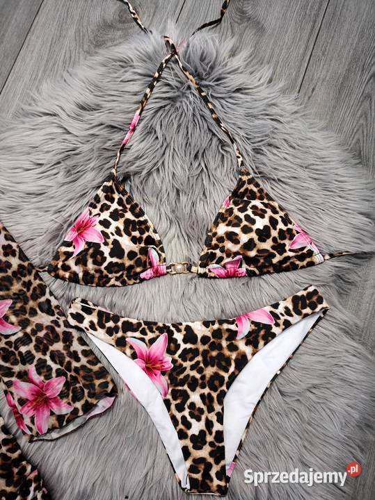 Bikini strój kąpielowy panterka 3 częściowy dolnośląskie Kłodzko