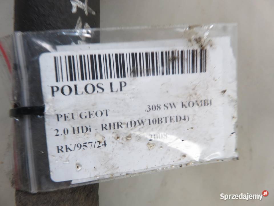 PÓŁOŚ LEWA PRZEDNIA PEUGEOT 308 20 HDi