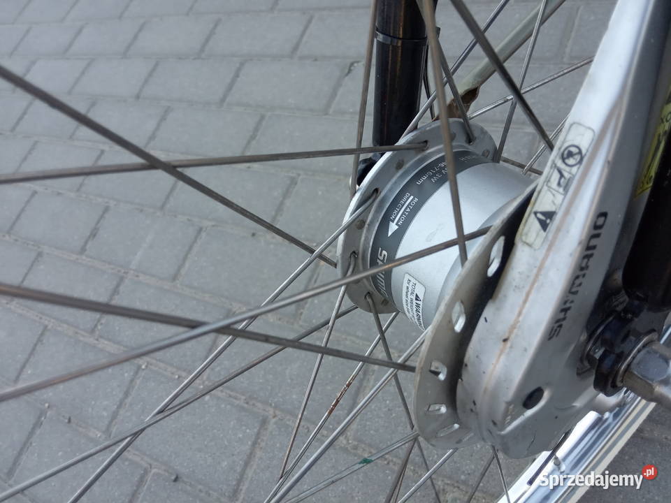 Holenderski rower Aluminiowy Biegi Prądnica w Płońsk
