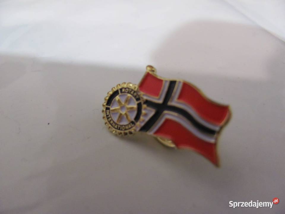 Rotary international przypinka Norwegia NORWEY lubelskie Zamość