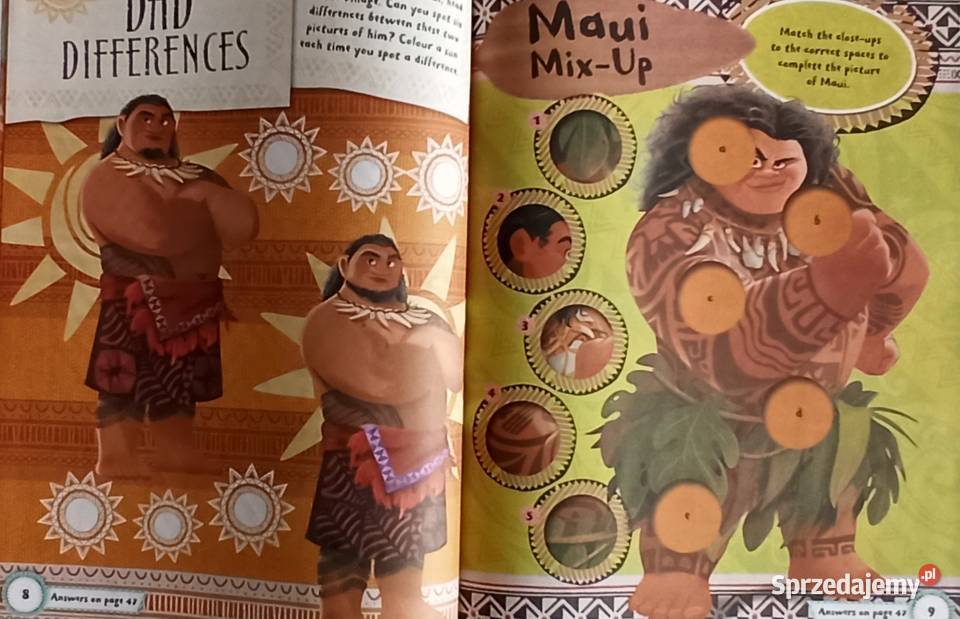 Naklejki Nalepki Disney Moana Vaiana 230 Mogilany sprzedam