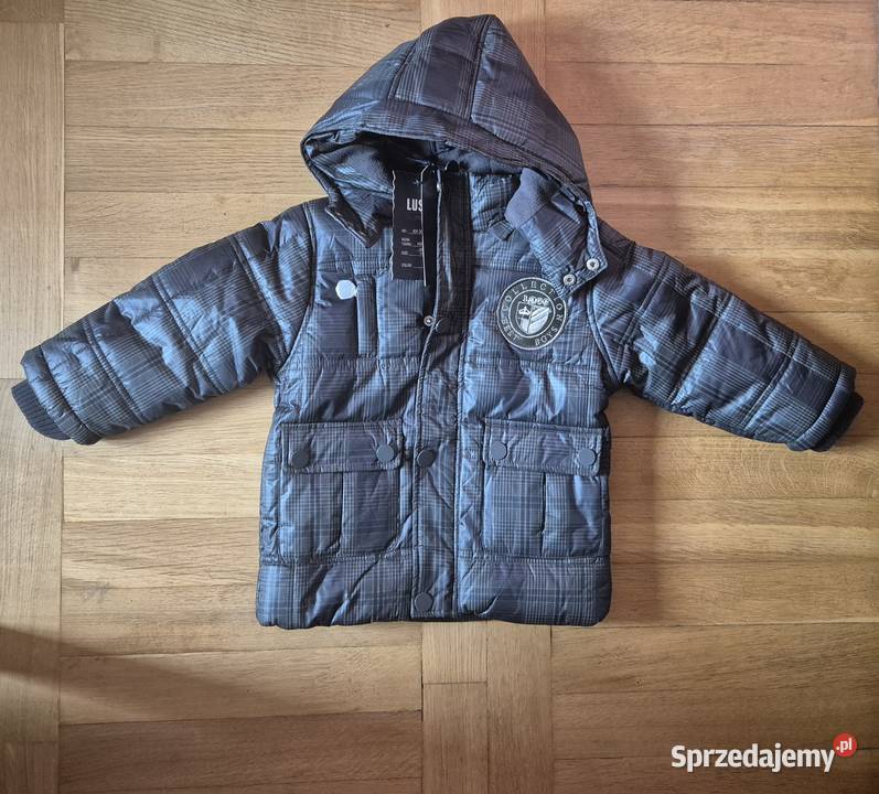 Kurteczka chłopięca w kratkę rozmiar 74 Brzesko