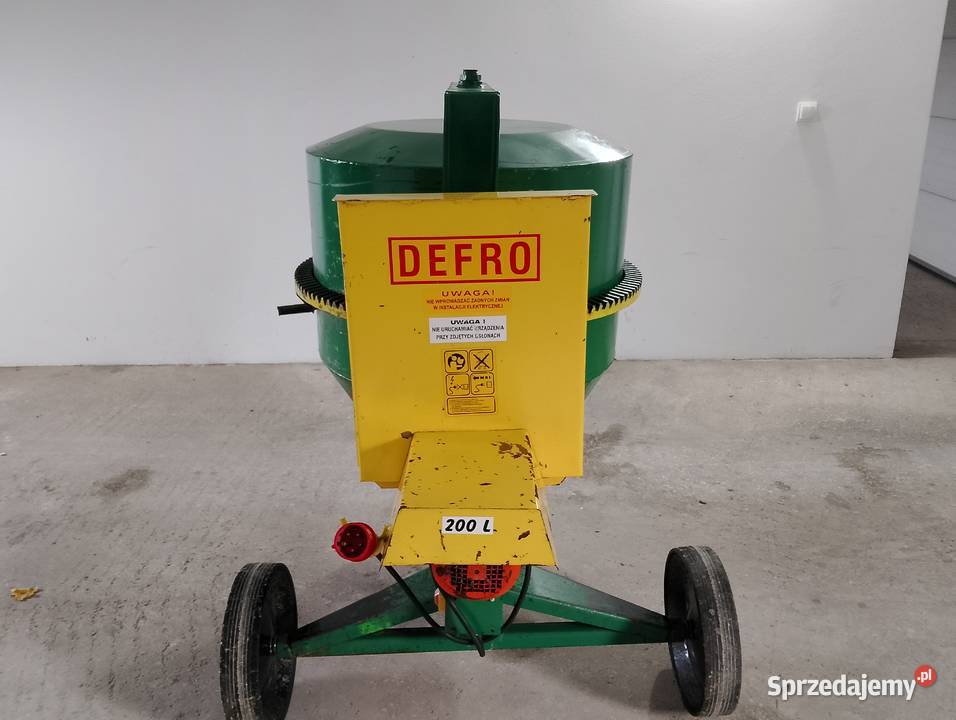 Betoniarka firmy defro