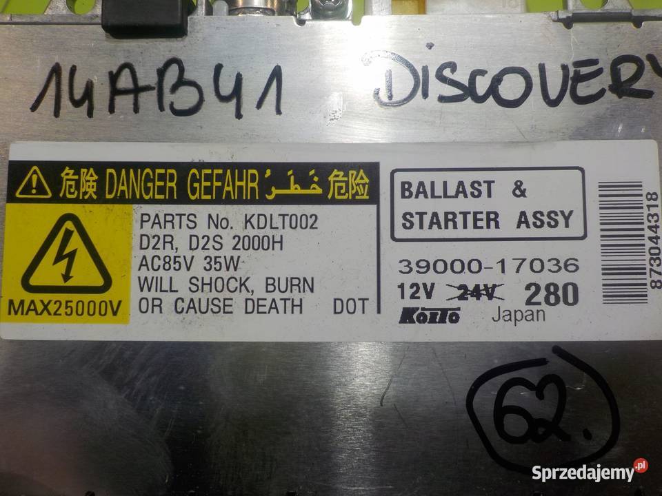 LAND ROVER DISCOVERY III 3 09r przetwornica osobowe Suków