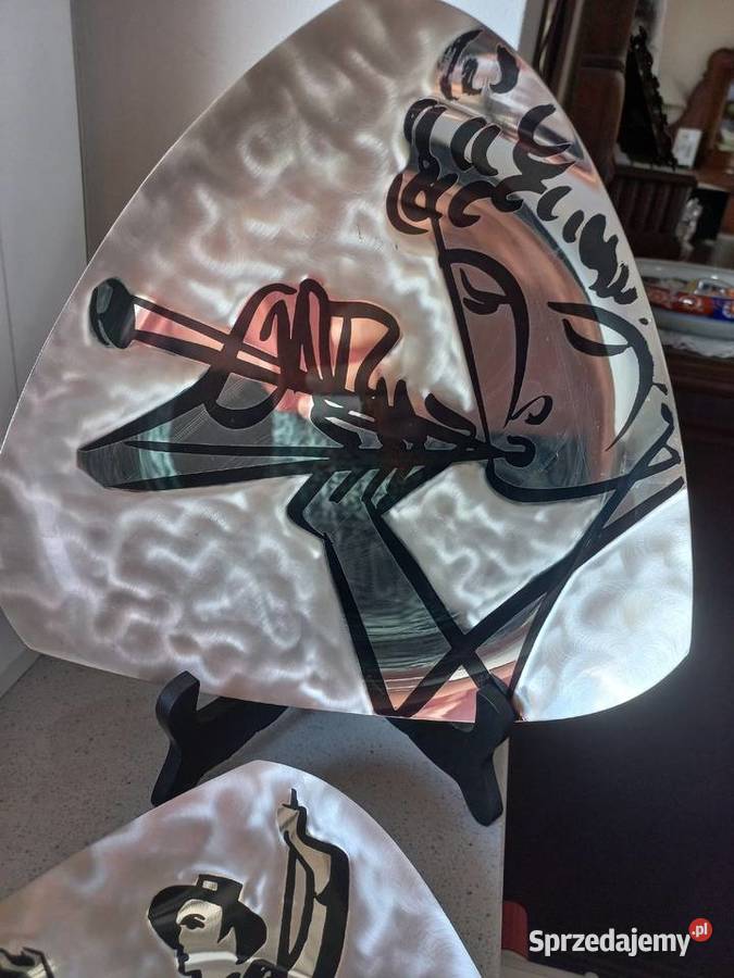WMF talerze Art Deco metalowe 2