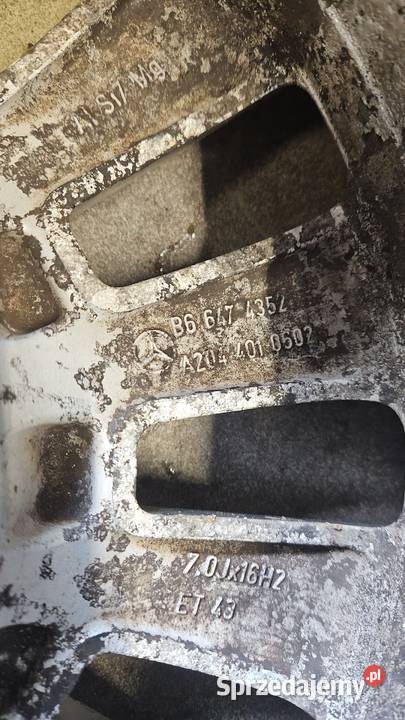 Aluflegi mercedes 16 Kartuzy