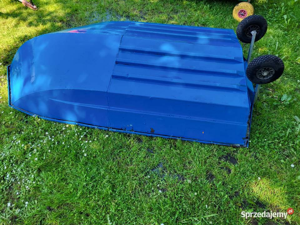 Aluminiowa szeroka stabilnaŁódź łódka wędkarska Barlinek