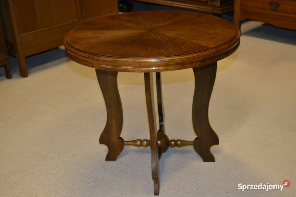 stolik kawowy z kulą dąb sprzedam