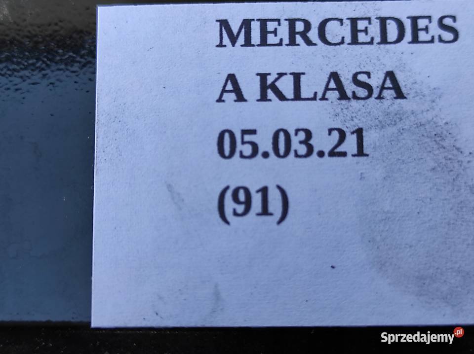 BELKA WZMOCNIENIE ZDERZAKA MERCEDES A KLASA W168 Nowy Tomyśl