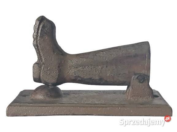 Kołatka żeliwna w kształcie buta ozdoba uchwyt sprzedam