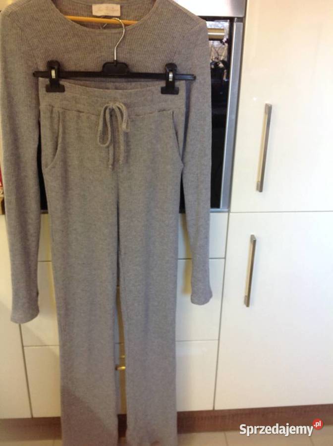 Set Komplet Crop plus Spodnie Damski Just Unique Nowa Sól