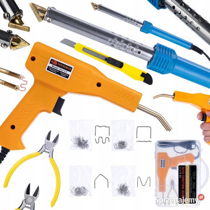 Lutownica Żelazko 80W Zszywacz do Plastiku 200 Ludźmierz sprzedam