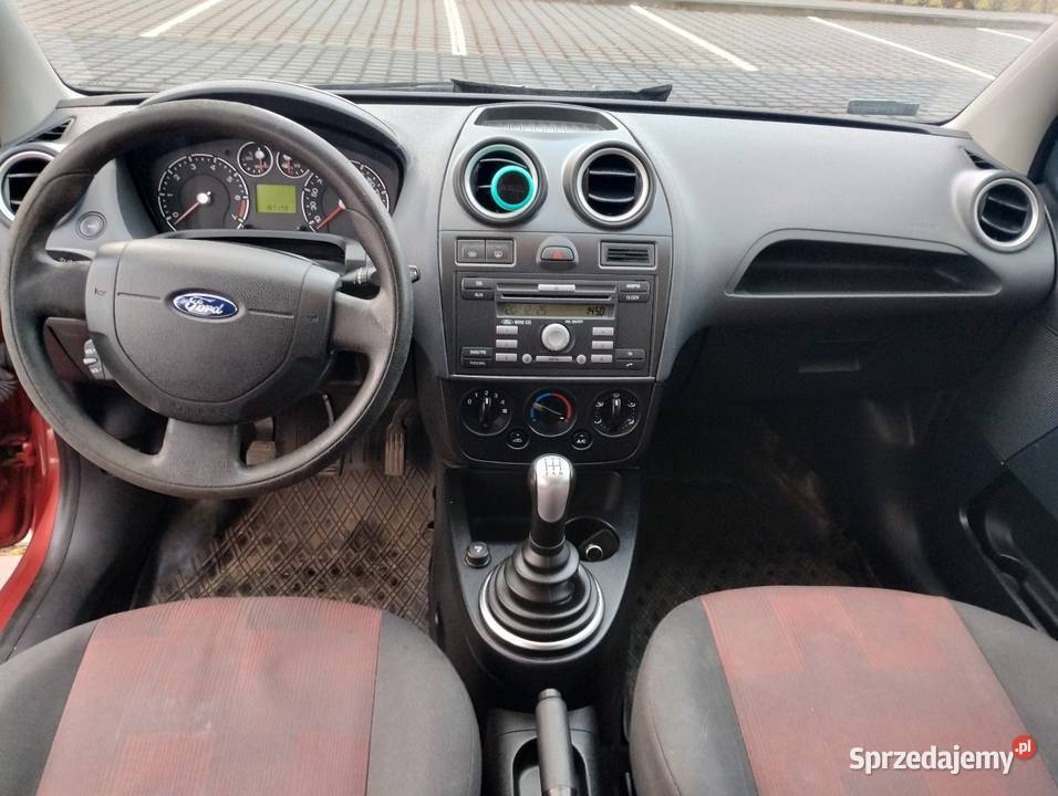 Ford fiesta 13 2006r lift mk6 bordowy Drezdenko
