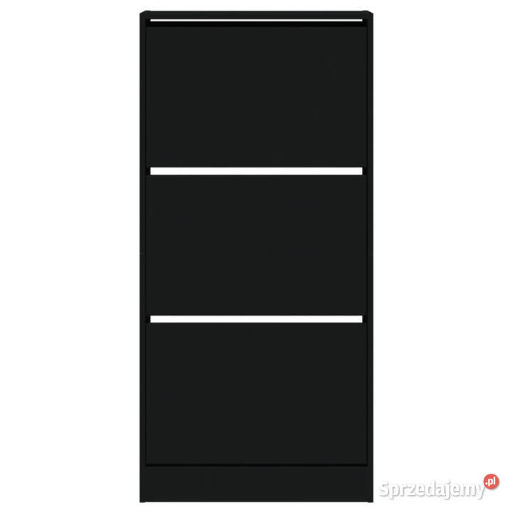Szafka na buty czarna 60x21x1255 materiał Warszawa sprzedam
