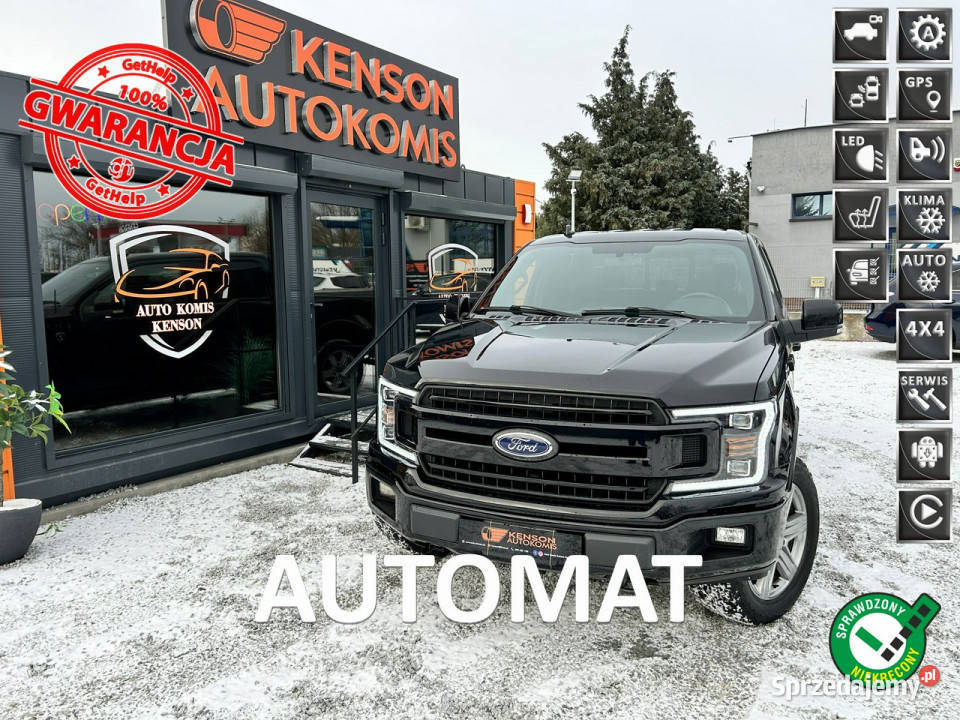 Ford F150 4x4 LED HAK Martwe Pole Grzane Fotele ASR (kontrola trakcji) kujawsko-pomorskie