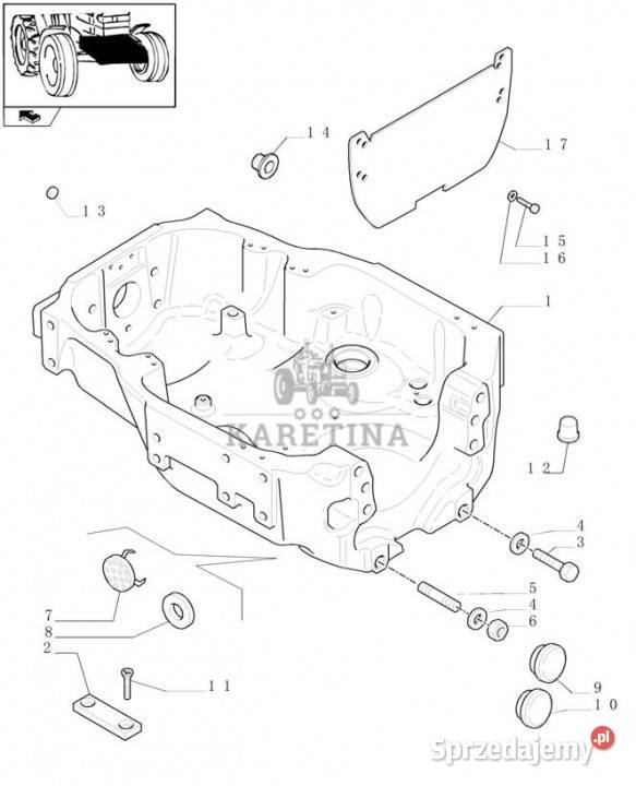 Holland T6090 Wspornik 87716758 Jastrzębniki sprzedam