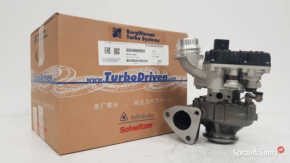 Nowa turbosprężarka BorgWarner KKK 53039880652 Turbosprężarki Siedlce