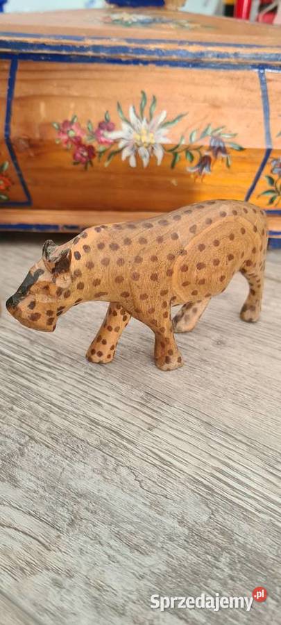 Drewniane figurki zwierząt drewniana żyrafa Gorlice sprzedam