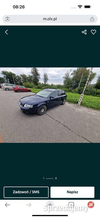 Sprzedam Audi pierwszy właściciel w kraju Strzyżów sprzedam