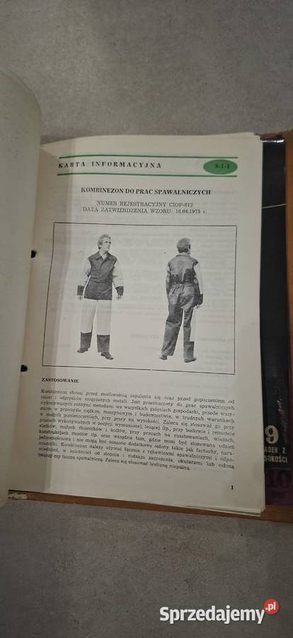 Ochrony Osobiste Katalog informator wyd CIOP PRL Łęczyca