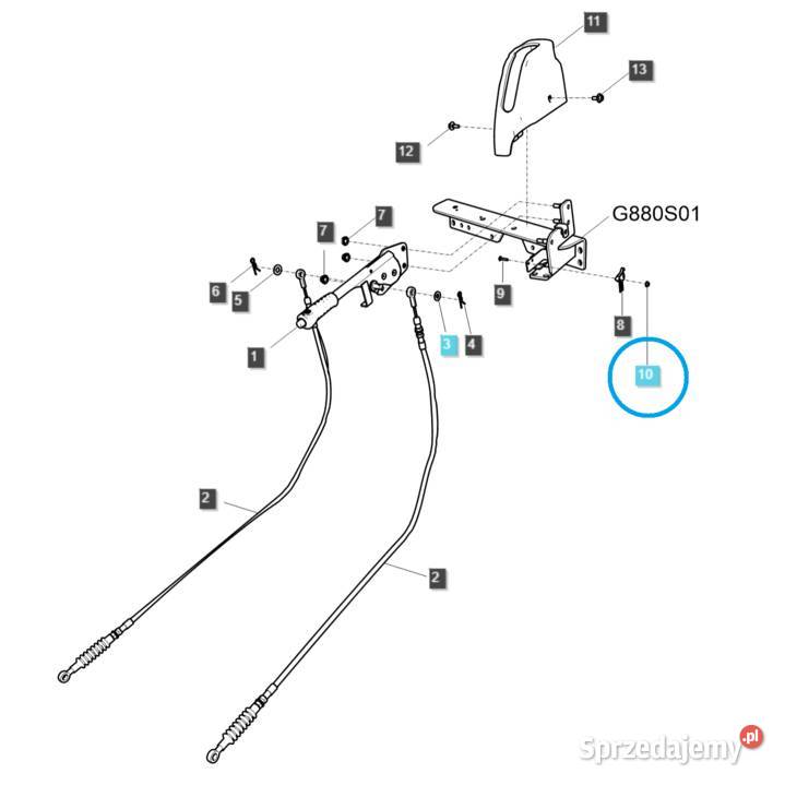 Nakrętka M4 x 07 S345040013 LS Tractor 40029071 Tajęcina sprzedam