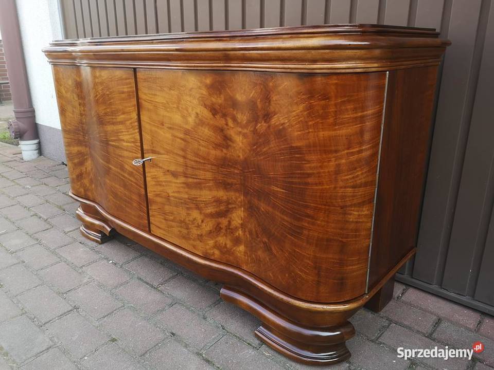 Komoda ARTDECO RTV Niska Orzech Stara Antyk Swarzędz