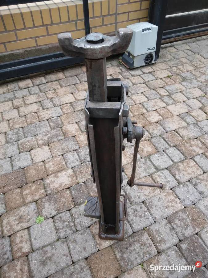 Pfaff lewar podnośnik 5000 5 ton zabytkowy pomorskie Banino