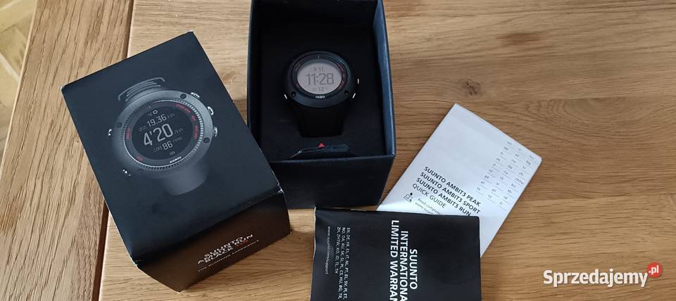 Suunto Ambit3 Run Black HR zegarek GPS biegaczy