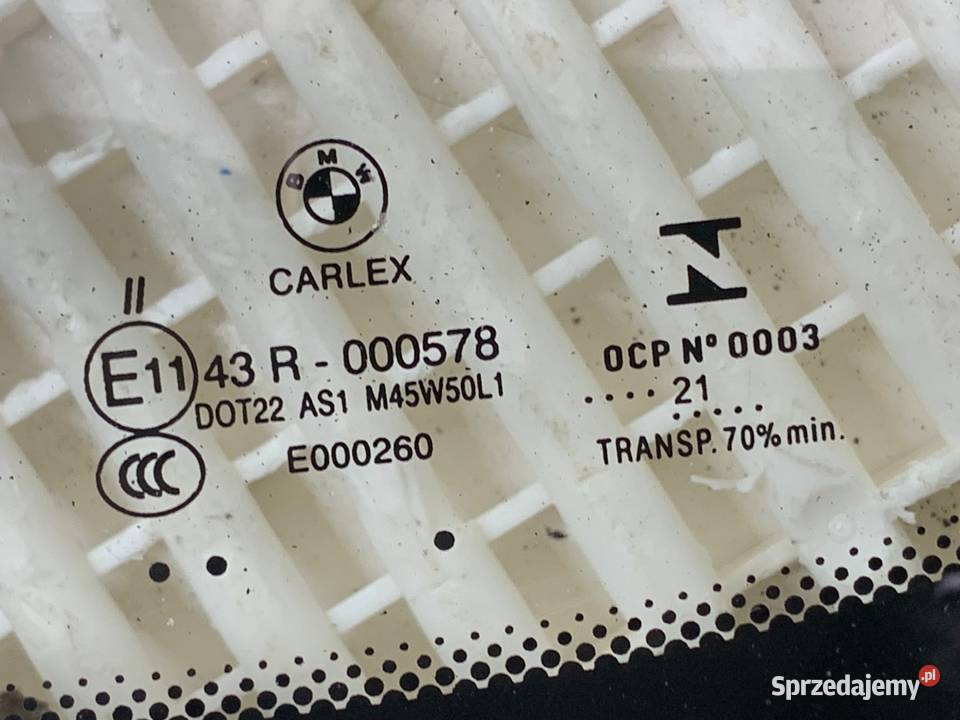 SZYBA PRZÓD BMW G30 44 625 WKŁAD