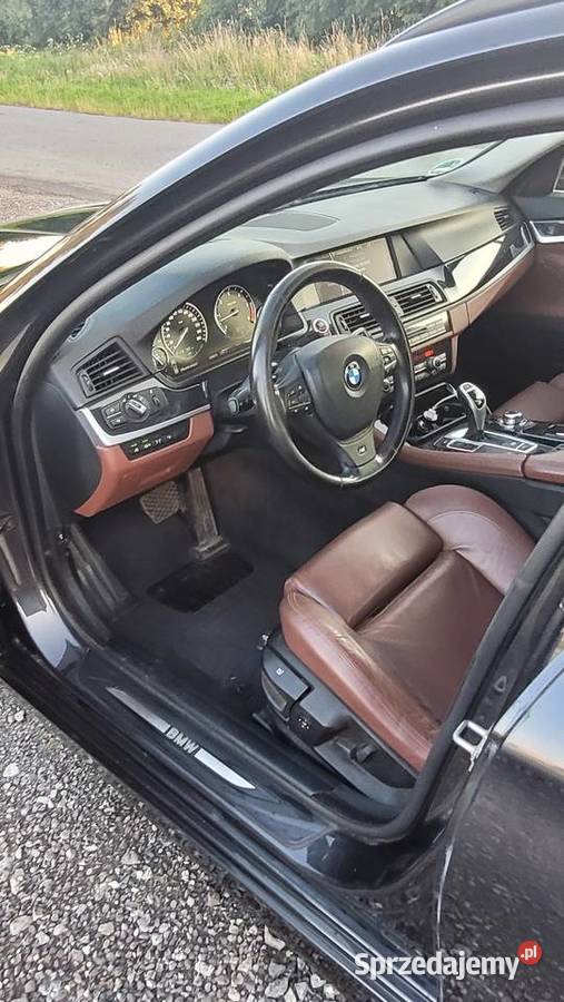 Bmw 530d f11 head up asystent pasa brazowa skora wielkopolskie Gostyń