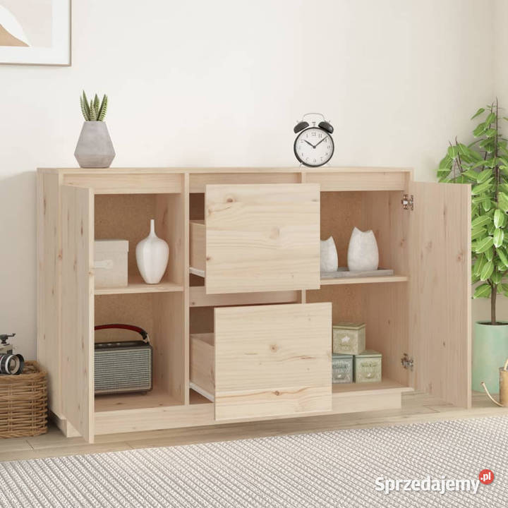 Szafka 111x34x75 lite drewno sosnowe WM814309 Warszawa