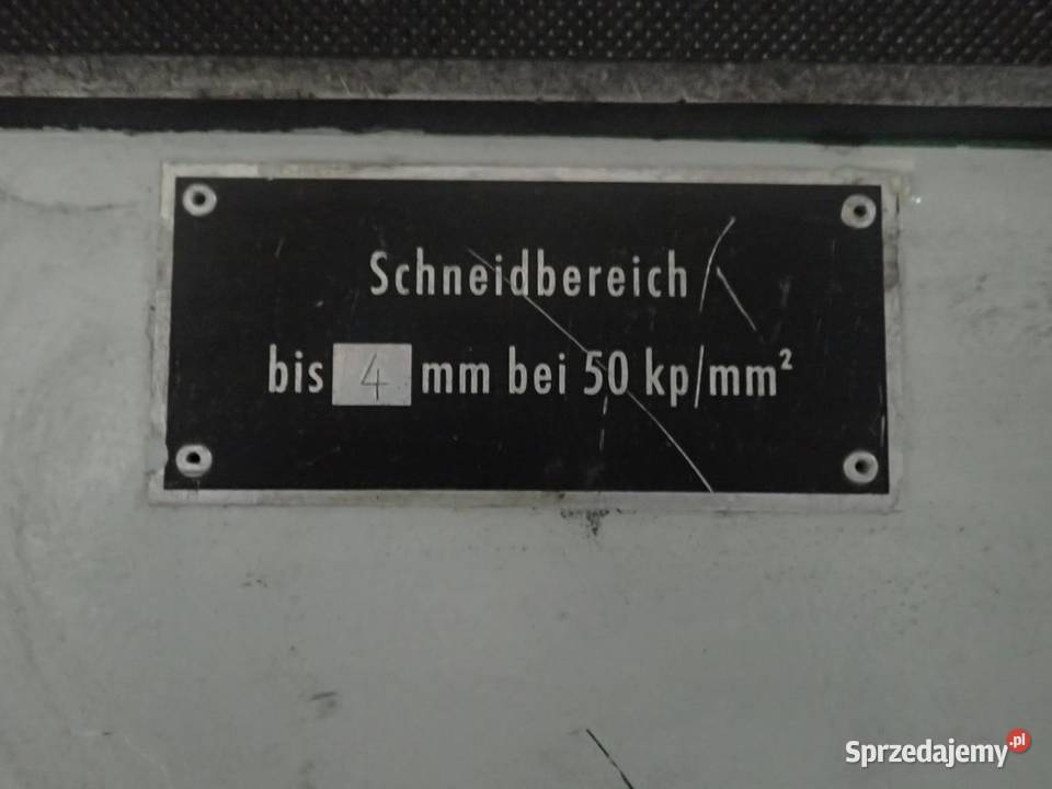 Gilotyna hydrauliczna nożyce gilotynowe HERA Sadki