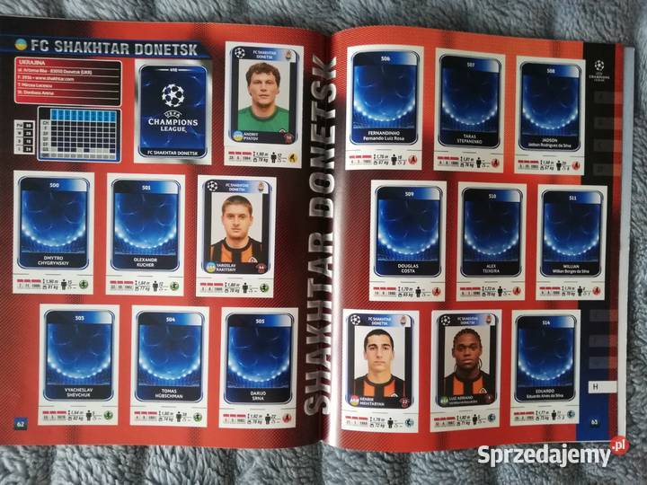 Album PANINI Champions League 20102011 Wronki