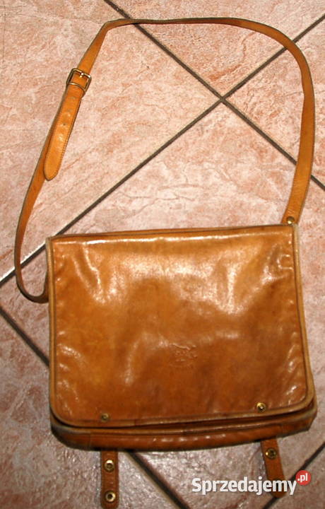 Teczka Skórzana Listonoszka MYŚLIWSKA gruba Torby i torebki Warszawa