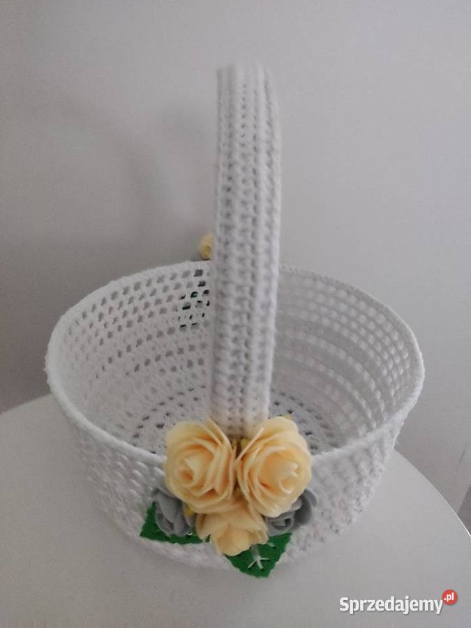 Koszyki szydelkowe Wielkanoc Dębica