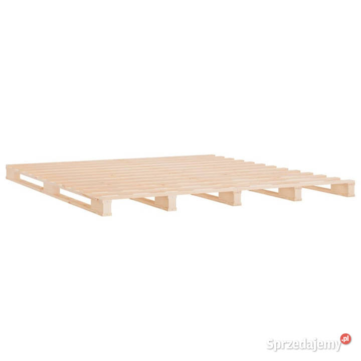 Łóżko z palet lite drewno sosnowe 160x200 200cm