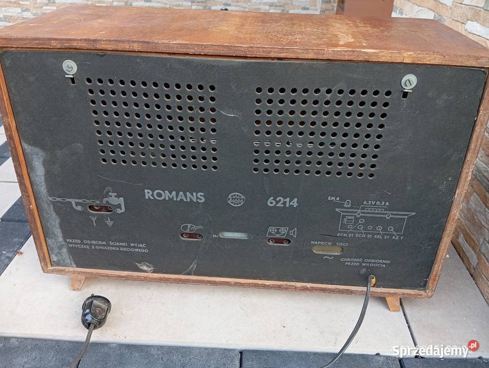 Radio retro drewniane PRL Kielce sprzedam