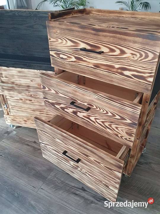 Pomocnik fryzjerski drewniany Oleśnica